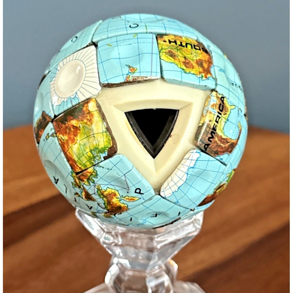 Vintage Hungarian Magic Globe Puzzle Spatial Logical Game Rubik Style Hungary